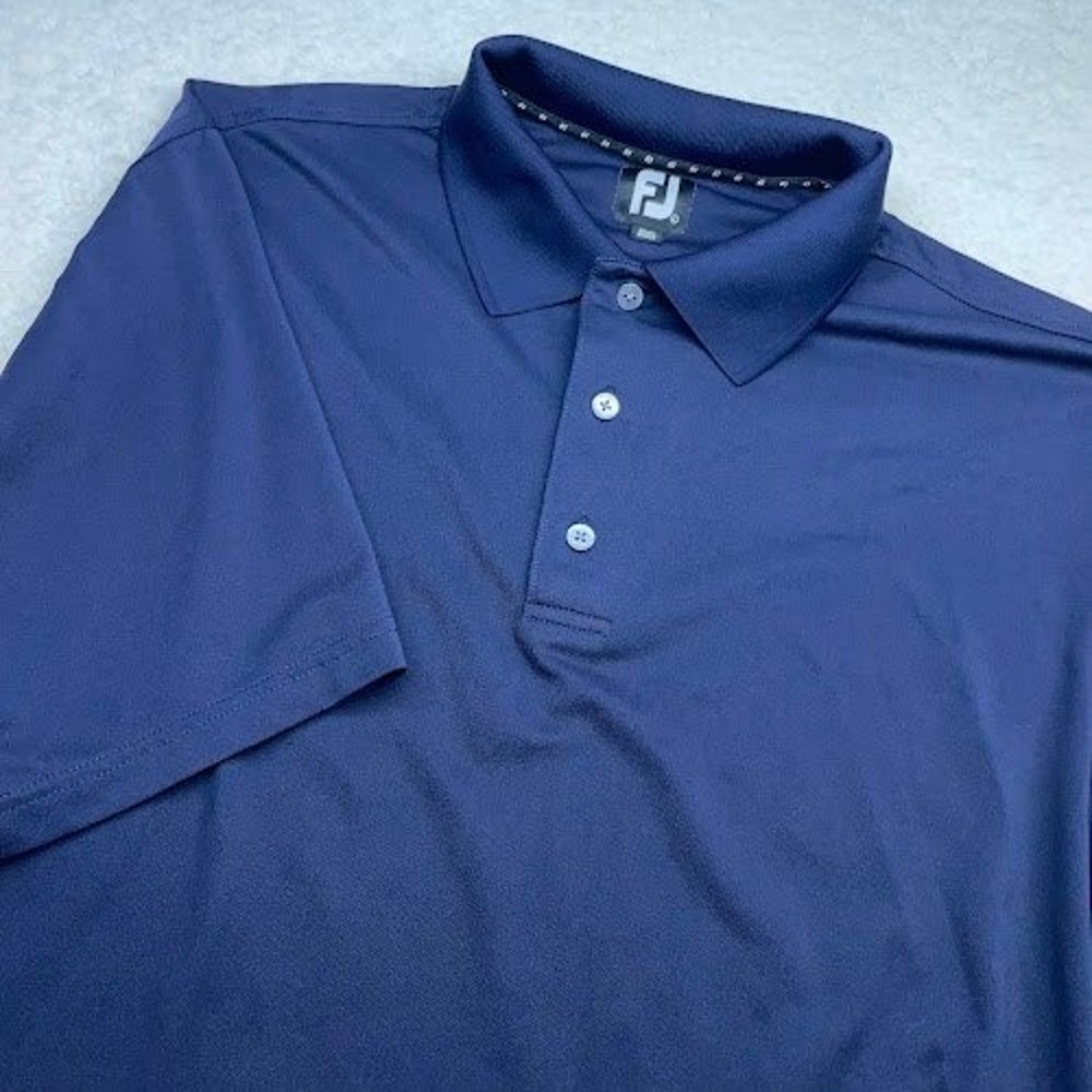 FootJoy Golf Polo Shirt Mens L Navy Blue The federal club Golfing active